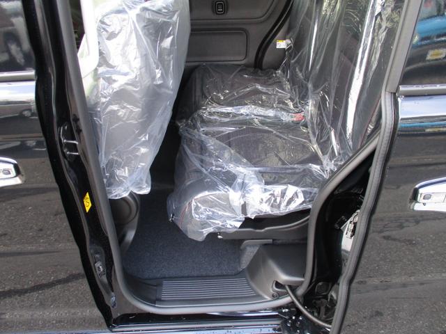 スペーシアカスタム ハイブリッドXS 届出済未使用車 衝突被害軽減システム 両側電動スライドドア レーダークルーズ ハーフレザーシート 電動パーキング スマートキー LEDヘッド オートハイビーム オートライト 内外装クリーニング(14枚目)