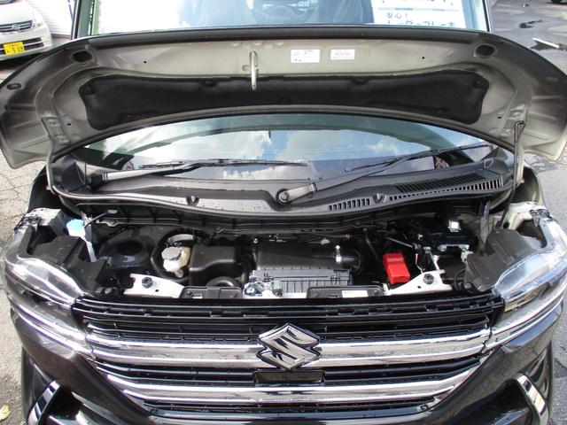 スペーシアカスタム ハイブリッドXS 届出済未使用車 衝突被害軽減システム 両側電動スライドドア レーダークルーズ ハーフレザーシート 電動パーキング スマートキー LEDヘッド オートハイビーム オートライト 内外装クリーニング(17枚目)