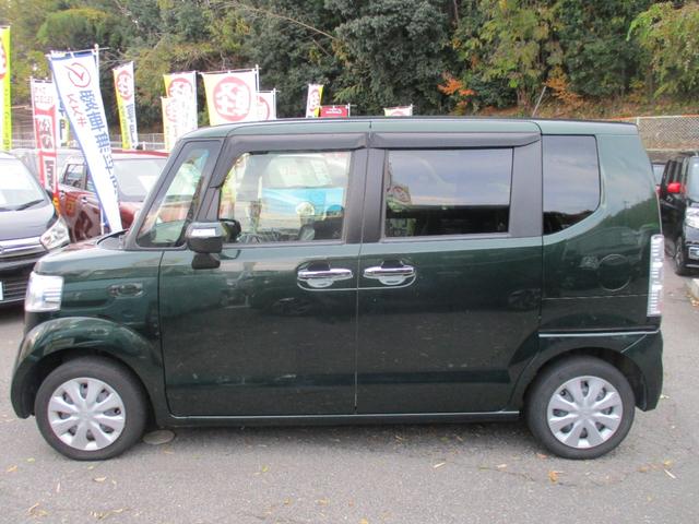 Ｎ－ＢＯＸ Ｇ　ＳＳパッケージ　純正フルセグナビ　衝突被害軽減システム　バックカメラ　ＥＴＣ　ステアリングリモコン　両側電動スライドドア　ＨＩＤ　プッシュスタート　オートライト　オートエアコン　　シートヒーター　内外装クリーニング（5枚目）