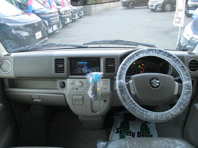 エブリイワゴン PZターボ 社外オーディオ ターボ車 ETC 左側パワースライドドア 両側スライドドア 電動格納ミラー キーレス オートエアコン フルフラットシート 内外装クリーニング 衝突安全ボディ 盗難防止システム(17枚目)