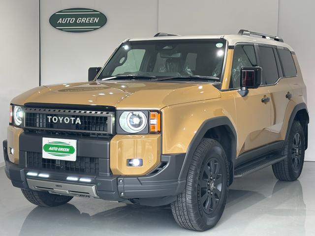 ランドクルーザー250 ZXファーストエディション JAOSフロントバンパーガード(LED付)&スキッドプレートIII 12.3型DA JBLプレミアムサウンド サンルーフ ルーフレール デジタルインナーミラー 丸目LEDヘッド 18インチAW(2枚目)