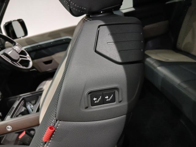 ディフェンダー ９０Ｘ－ダイナミックＳＥ　Ｐ３００　パノラマルーフ　ＭＥＲＩＤＥＡＮサウンド　エアサス　シートヒーター　ベンチレーション　ＣＯＯＬＢＯＸ　全方位カメラ　前後ドラレコ　サイドステップ　メモリー機能付きパワーシート　純正２０インチＡＷ（55枚目）