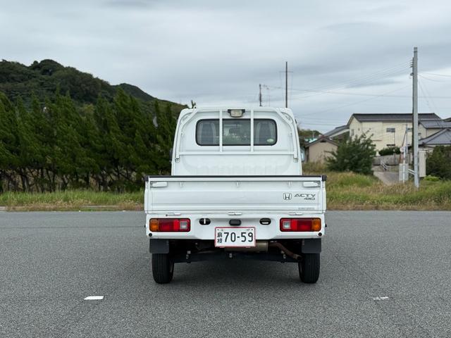 アクティトラック SDX 4WD 5速マニュアル エアコン パワステ 車検8年3月まで 3方開 ゲートプロテクター 社外アルミホイール 作業灯ランプ(7枚目)