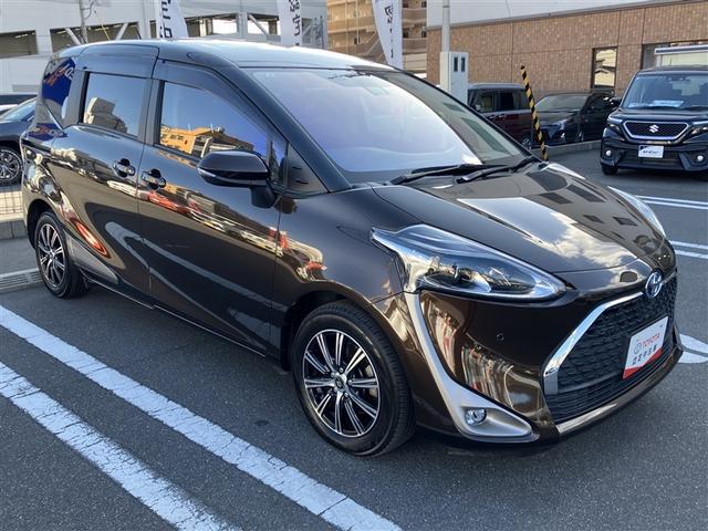 シエンタ ハイブリッドＧ　クエロ　フルセグ　メモリーナビ　ＤＶＤ再生　後席モニター　バックカメラ　衝突被害軽減システム　ＥＴＣ　両側電動スライド　ＬＥＤヘッドランプ　乗車定員７人　３列シート　ワンオーナー（3枚目）