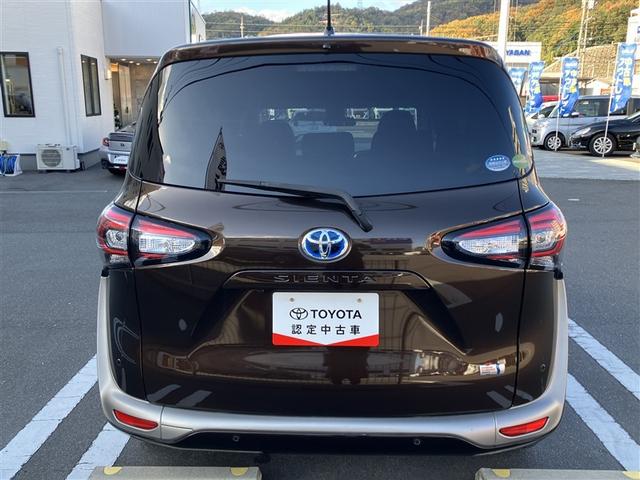 シエンタ ハイブリッドＧ　クエロ　フルセグ　メモリーナビ　ＤＶＤ再生　後席モニター　バックカメラ　衝突被害軽減システム　ＥＴＣ　両側電動スライド　ＬＥＤヘッドランプ　乗車定員７人　３列シート　ワンオーナー（8枚目）