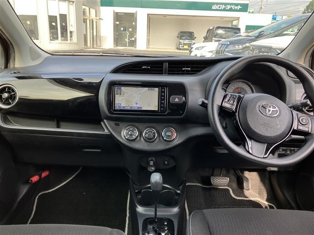 ヴィッツ F フルセグ メモリーナビ DVD再生 バックカメラ 衝突被害軽減システム ETC ドラレコ LEDヘッドランプ ワンオーナー アイドリングストップ(10枚目)