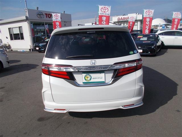 オデッセイ アブソルート・ＥＸ　フルセグ　メモリーナビ　ＤＶＤ再生　バックカメラ　ＥＴＣ　両側電動スライド　ＬＥＤヘッドランプ　ウオークスルー　乗車定員７人　３列シート　ワンオーナー　アイドリングストップ（4枚目）