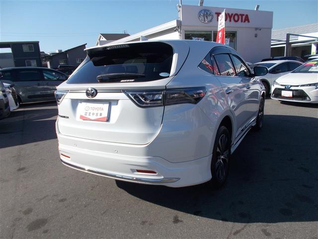 ハリアー プレミアム フルセグ メモリーナビ DVD再生 バックカメラ 衝突被害軽減システム ETC ドラレコ LEDヘッドランプ ワンオーナー フルエアロ(5枚目)