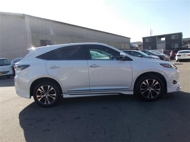 ハリアー プレミアム フルセグ メモリーナビ DVD再生 バックカメラ 衝突被害軽減システム ETC ドラレコ LEDヘッドランプ ワンオーナー フルエアロ(6枚目)