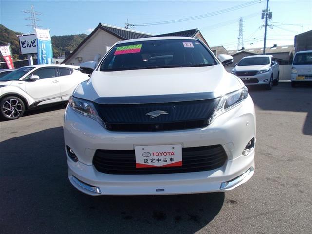 ハリアー プレミアム フルセグ メモリーナビ DVD再生 バックカメラ 衝突被害軽減システム ETC ドラレコ LEDヘッドランプ ワンオーナー フルエアロ(8枚目)