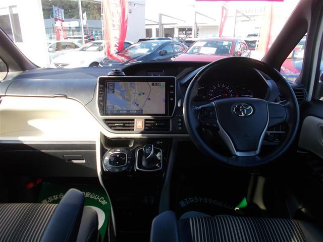 ノア ハイブリッドSi ダブルバイビーIII フルセグ メモリーナビ DVD再生 後席モニター バックカメラ 衝突被害軽減システム ETC ドラレコ 両側電動スライド LEDヘッドランプ 乗車定員7人 3列シート ワンオーナー(9枚目)