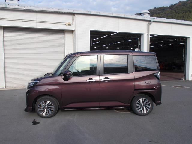 ルーミー カスタムG 9インチディスプレイオーディオ フルセグ ETC 衝突被害軽減システム 両側電動スライドドア シートヒーター ワンオーナー(4枚目)