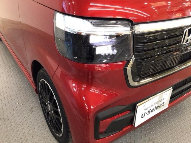 N-BOXカスタム ターボコーディネートスタイル デモカーUP・LED・ホンダCONNECT・メモリナビ・バックカメラ・ETC 両側電動ドア Rカメラ クルコン スマートキ- パワーステアリング VSA セキュリティ エアコン LEDライト USB(3枚目)