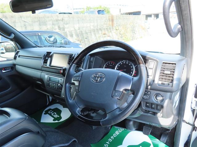 ハイエースバン スーパーＧＬ　ダークプライム　フルセグ　メモリーナビ　ＤＶＤ再生　バックカメラ　衝突被害軽減システム　ＥＴＣ　両側電動スライド　ＬＥＤヘッドランプ　ワンオーナー　ディーゼル（11枚目）