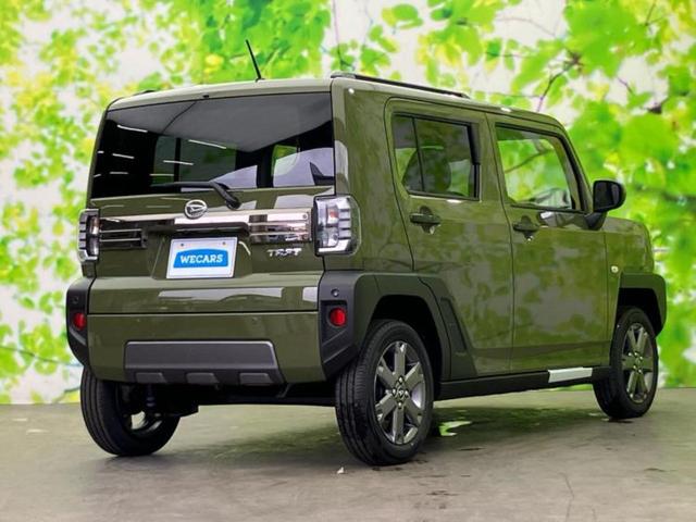 タフト Ｇダーククロムベンチャー　ガラスルーフ／スマートアシスト（トヨタ・ダイハツ）／シートヒーター　前席／車線逸脱防止支援システム／登録済未使用車／ヘッドランプ　ＬＥＤ／ＵＳＢジャック／ＥＢＤ付ＡＢＳ／横滑り防止装置　禁煙車（3枚目）