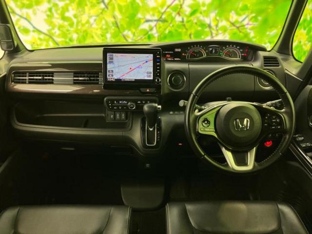 N-BOXカスタム G・EXターボホンダセンシング 新品タイヤ/保証書/純正 8インチ SDナビ/ホンダセンシング/両側電動スライドドア/車線逸脱防止支援システム/シート ハーフレザー/ドライブレコーダー 純正/ヘッドランプ LED/USBジャック(4枚目)