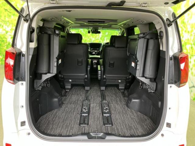 アルファード Ｓ　Ｃパッケージ　新品タイヤ／ツインムーンルーフ／保証書／社外　１１インチ　ＳＤナビ／フリップダウンモニター　社外　１２．８インチ／トヨタセーフティセンス／両側電動スライドドア／車線逸脱防止支援システム　サンルーフ（21枚目）