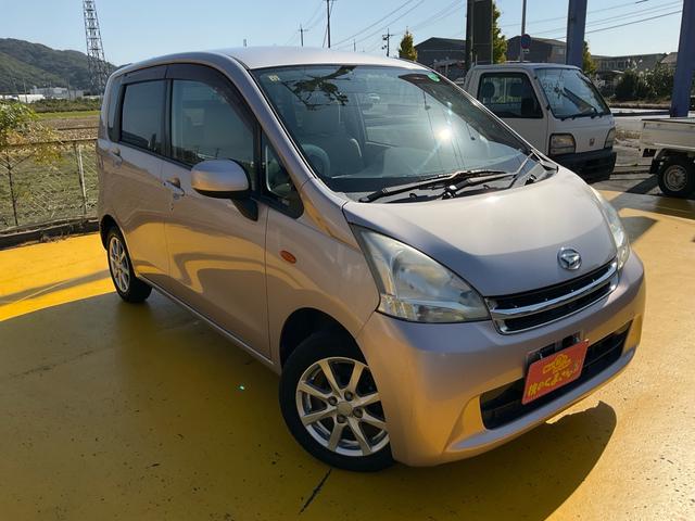 ムーヴ X スマートキー 純正ナビ ワンセグ 電格ミラー オートエアコン エコアイドル ベンチシート フル装備 Wエアバッグ タイミングチェーン フルフラット 車検整備付 グー鑑定付き ロードサポート1年付き(2枚目)