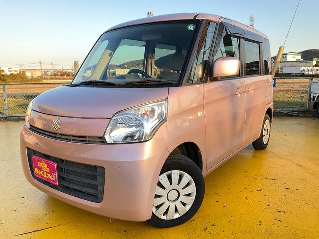 スペーシア G 両側スライドドア メモリーナビ フルセグ DVD再生 Bluetoothオーディオ オートエアコン スマートキー プッシュスタート ベンチシート 電格ミラー グー鑑定付き ロードサポート1年付き(44枚目)