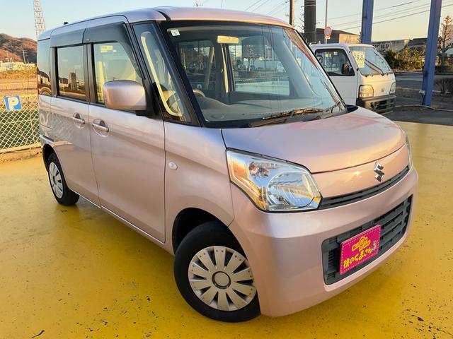 スペーシア G 両側スライドドア メモリーナビ フルセグ DVD再生 Bluetoothオーディオ オートエアコン スマートキー プッシュスタート ベンチシート 電格ミラー グー鑑定付き ロードサポート1年付き(45枚目)