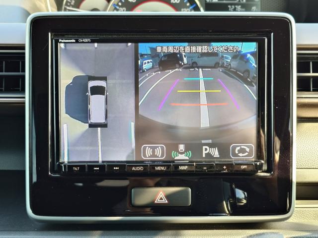 ワゴンＲカスタムＺ ハイブリッドＺＴ　ハイブリッドＺＴ（４名）　デュアルカメラブレーキサポート　マイルドハイブリッド　純正８インチナビゲーション　全方位モニター　ＥＴＣ　禁煙車　ターボ　ＬＥＤヘッドライト　純正１５インチアルミホイール（5枚目）