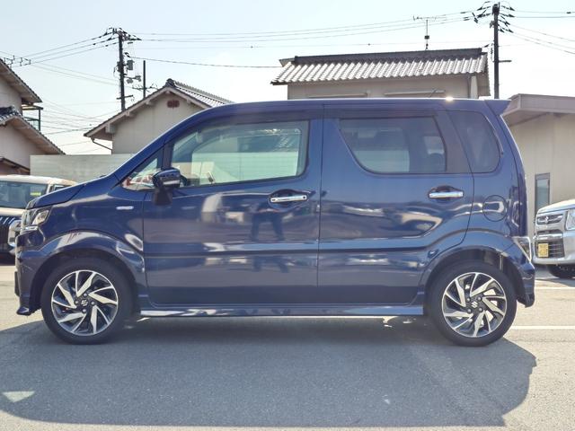 ワゴンＲカスタムＺ ハイブリッドＺＴ　ハイブリッドＺＴ（４名）　デュアルカメラブレーキサポート　マイルドハイブリッド　純正８インチナビゲーション　全方位モニター　ＥＴＣ　禁煙車　ターボ　ＬＥＤヘッドライト　純正１５インチアルミホイール（10枚目）