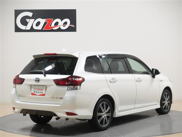 カローラフィールダー ハイブリッドG ダブルバイビー フルセグ メモリーナビ DVD再生 ミュージックプレイヤー接続可 バックカメラ 衝突被害軽減システム ETC ドラレコ LEDヘッドランプ 記録簿(4枚目)