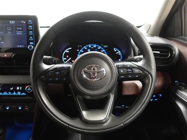 ヤリスクロス ハイブリッドZ フルセグ メモリーナビ ミュージックプレイヤー接続可 バックカメラ 衝突被害軽減システム ETC ドラレコ LEDヘッドランプ ワンオーナー 記録簿(30枚目)