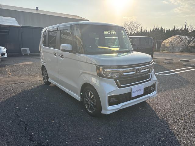 Ｎ－ＢＯＸカスタム Ｌ　社外ナビ・ＴＶ／バックカメラ／スマートキー／オートライト／ＬＥＤヘッドライト／シートヒーター／ＥＴＣ／左側パワースライドドア／安全装備付き（6枚目）