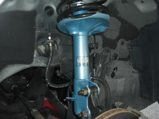 サニー EXサルーン RSRダウンサス カヤバショック 外マフラー ETC ナビ TV リア3面フィルム 純正あり BBSホイル(9枚目)