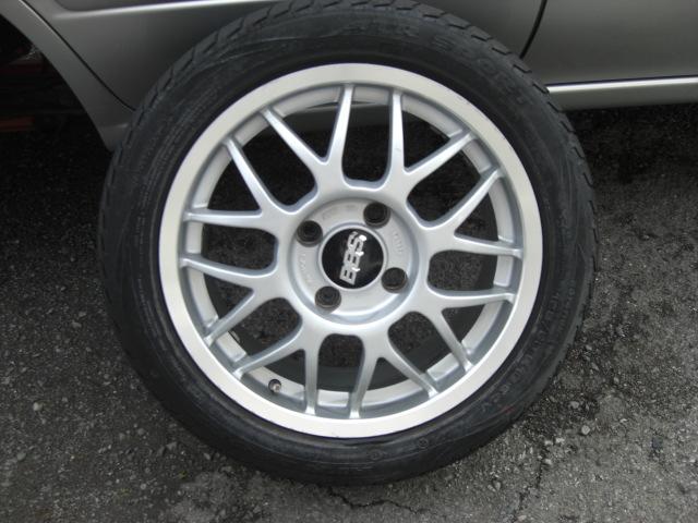 サニー EXサルーン RSRダウンサス カヤバショック 外マフラー ETC ナビ TV リア3面フィルム 純正あり BBSホイル(21枚目)