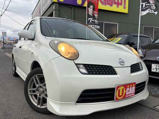 マーチ １２ＳＲ　５ＭＴ／社外ＣＤオーディオ／ユーザー買取車／オーテックタワーバー／ＥＴＣ（6枚目）