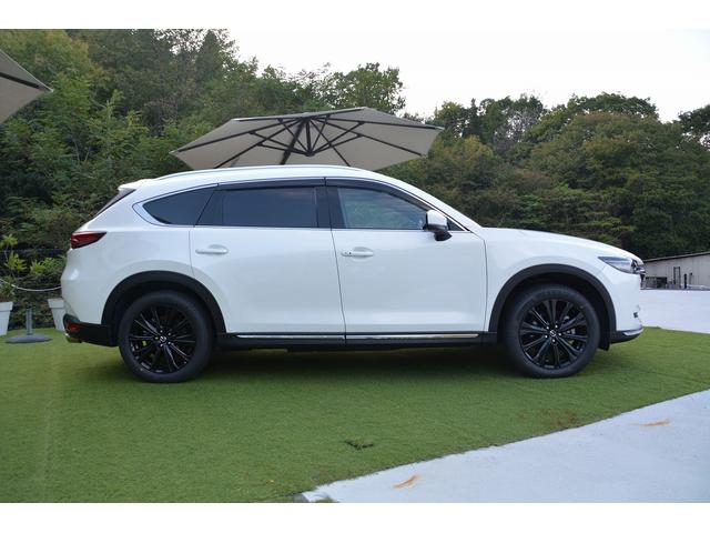 ＣＸ－８ ＸＤ　エクスクルーシブモード　ＡＷＤ／前後ドライブレコーダー／後席モニター／３６０°ビューモニター／アルミホイールブラック塗装／新品１９インチタイヤ装着／中古車保証２年付き／柿本改マフラー／クルーズコントロール／シートヒーター（3枚目）
