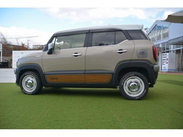 クロスビー ハイブリッドＭＺ　新品ナビ取付渡し／全方位モニタカメラ／ディーンクロスカントリーホイール（ホワイト）／ＢＦＧｏｏｄｒｉｃｈホワイトレタータイヤ／ロッソモデロマフラー／ウッド調デカール／ウッド調ハンドル／シートヒーター（5枚目）