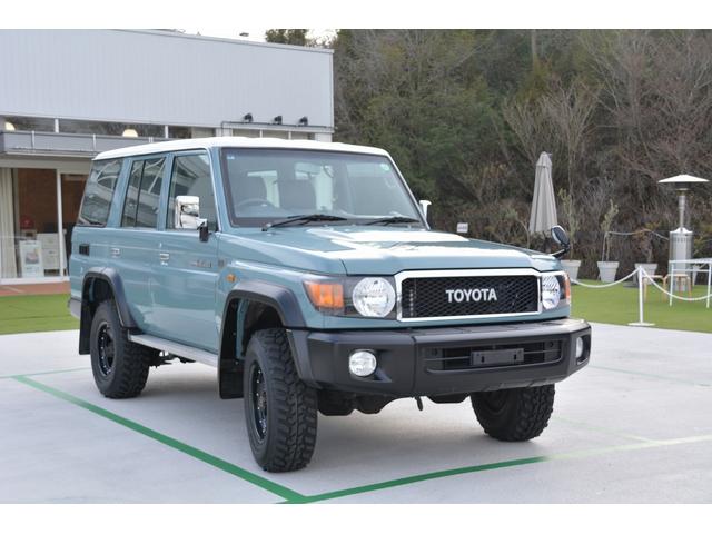 ランドクルーザー７０ バン　自社全塗装（新色）　ブラックインナーヘッドライト　新品ＭＴタイヤ＆新品アルミホイール　３０周年新品エンブレム　ＬＥＤヘッドランプ、ＬＥＤフォグランプ　ナビ　ＥＴＣ（28枚目）