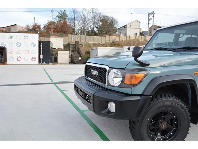 ランドクルーザー７０ バン　自社全塗装（新色）　ブラックインナーヘッドライト　新品ＭＴタイヤ＆新品アルミホイール　３０周年新品エンブレム　ＬＥＤヘッドランプ、ＬＥＤフォグランプ　ナビ　ＥＴＣ（29枚目）