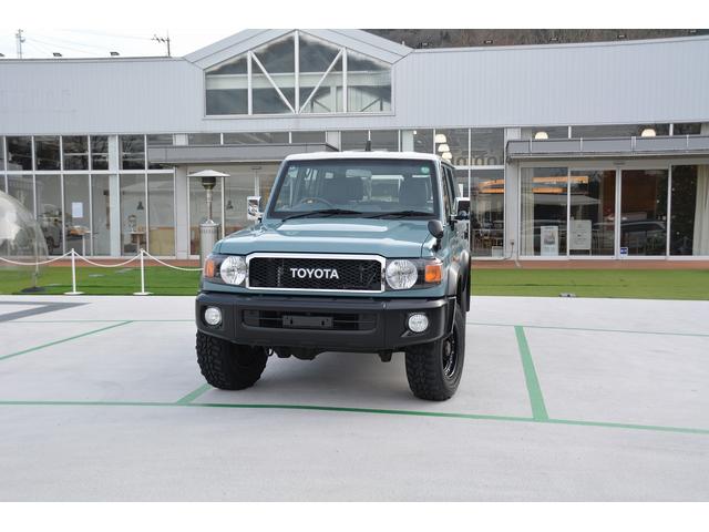 ランドクルーザー７０ バン　自社全塗装（新色）　ブラックインナーヘッドライト　新品ＭＴタイヤ＆新品アルミホイール　３０周年新品エンブレム　ＬＥＤヘッドランプ、ＬＥＤフォグランプ　ナビ　ＥＴＣ（33枚目）