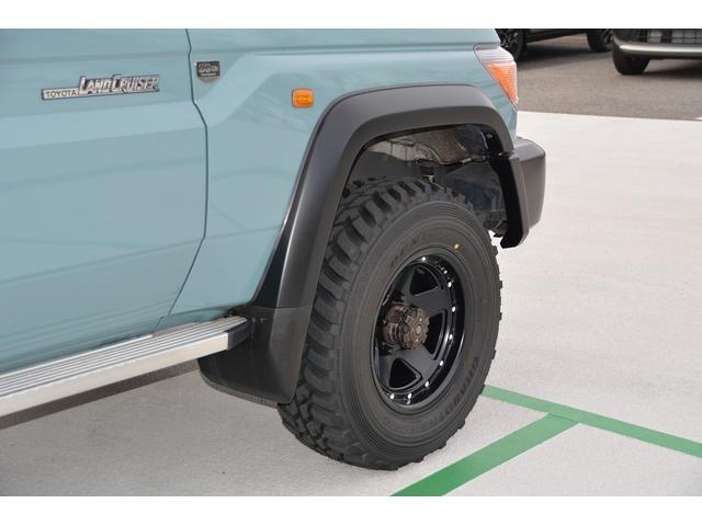 ランドクルーザー７０ バン　自社全塗装（新色）　ブラックインナーヘッドライト　新品ＭＴタイヤ＆新品アルミホイール　３０周年新品エンブレム　ＬＥＤヘッドランプ、ＬＥＤフォグランプ　ナビ　ＥＴＣ（34枚目）