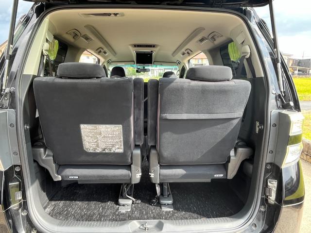 ヴェルファイア ２．４Ｚ　四駆　手洗い洗車歴　ＢＴナビ　リアフリップ　ドラレコ　Ｂカメラ　コーナーセンサー　ダッシュ割れ無し　オールオートウィンドウ　両側パワードア　純正アルミ　ＢＳタイヤ　ウッドコンビハンドル　８人乗り（52枚目）