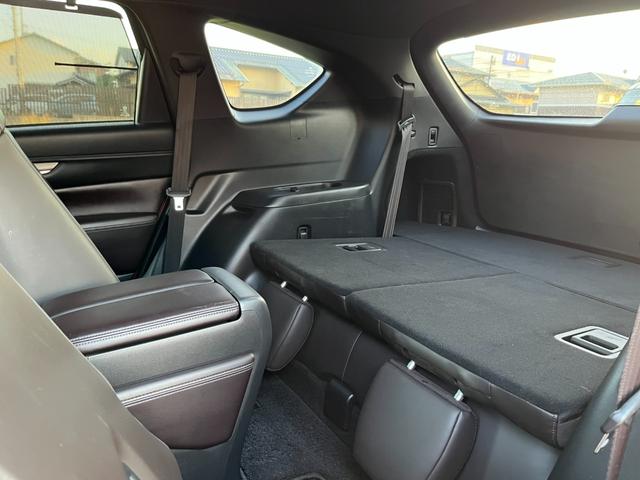 CX-8 XD Lパッケージ 本革シート 2025年製11インチXF11NXアルパインナビ アルパインリアフリップダウンモニター USB入力 3列シート ドラレコ 左右電動シート ETC 電動バックドア アラウンドモニター ソナー(42枚目)