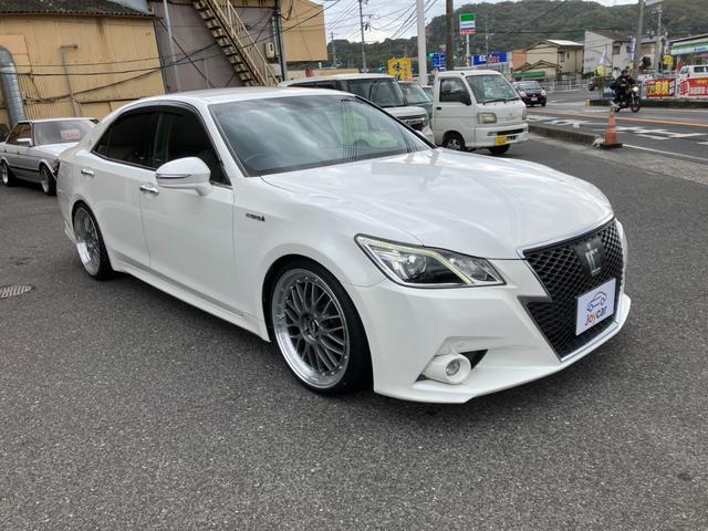 クラウンハイブリッド アスリートS 新品20インチアルミ・車高調・メーカーフルセグナビ・Bluetooth・ドラレコ・オートクルーズ・パワーシート!(8枚目)
