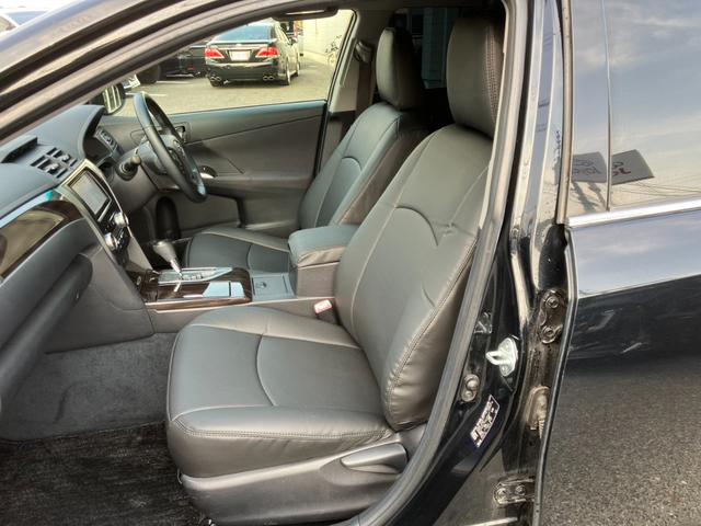 カムリ ハイブリッド　Ｇパッケージ　社外エアロ＆１９インチアルミ・ローダウン・新品シートカバー・パワーシート・純正ナビ・Ｂｌｕｅｔｏｏｔｈ・オートクルーズバックカメラ！（32枚目）