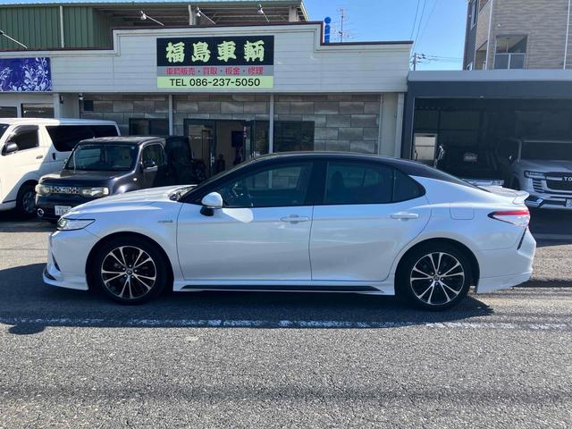 カムリ WSレザーパッケージ グー故障診断実施済(エラーなし) TRDフルエアロ TRDグリル 純正ナビ JBLサウンド ブラインドスポットモニター パワーシート ドライブレコーダー レザーシート バックカメラ 専用トランクマット(67枚目)