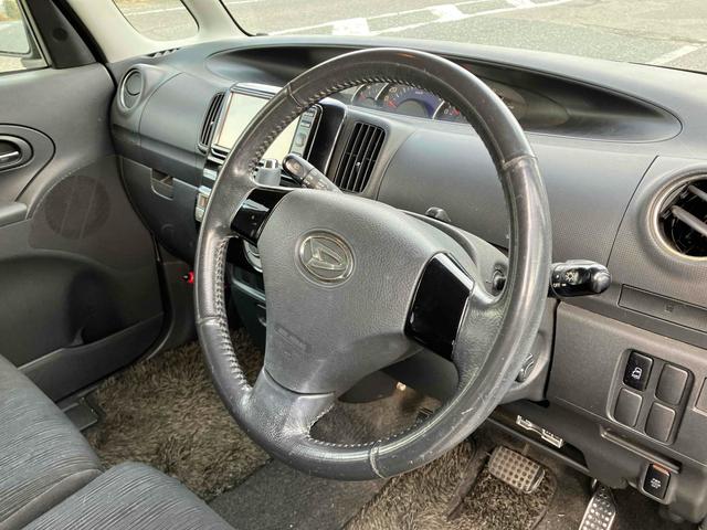 タント カスタムＸ　ＥＴＣ　電動スライドドア　ナビ　ＴＶ　ＨＩＤ　スマートキー　電動格納ミラー　ベンチシート　ＣＶＴ　盗難防止システム　ＡＢＳ　ＣＤ　ＤＶＤ再生　ミュージックプレイヤー接続可　アルミホイール（13枚目）