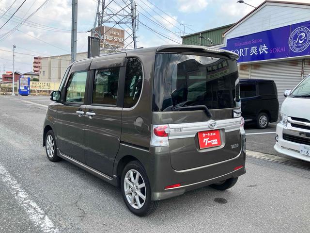 タント カスタムＸ　ＥＴＣ　電動スライドドア　ナビ　ＴＶ　ＨＩＤ　スマートキー　電動格納ミラー　ベンチシート　ＣＶＴ　盗難防止システム　ＡＢＳ　ＣＤ　ＤＶＤ再生　ミュージックプレイヤー接続可　アルミホイール（17枚目）