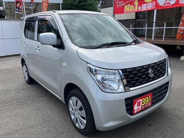 ワゴンＲ ＦＸ　マニュアル車　キーレス　アイドリングストップ　ＣＤ再生　オートエアコン　運転席シートヒーター　電動格納ミラー　Ｗエアバック　ＡＢＳ　パワーステアリング　パワーウィンドウ（2枚目）