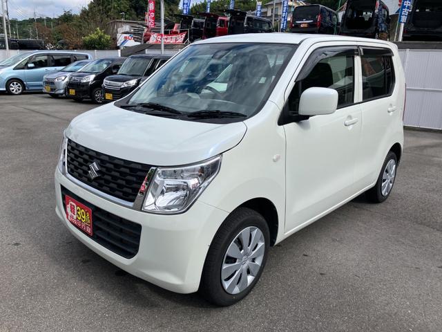 ワゴンＲ ＦＸ　衝突被害軽減ブレーキ　運転席シートヒーター　キーレス　電動格納ミラー　オートエアコン　アイドリングストップ　横滑り防止装置　純正ＣＤデッキ　パワーステアリング　パワーウィンドウ　Ｗエアバック（4枚目）