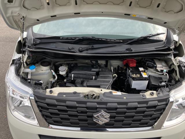 ワゴンＲ ＦＸ　衝突被害軽減ブレーキ　運転席シートヒーター　キーレス　電動格納ミラー　オートエアコン　アイドリングストップ　横滑り防止装置　純正ＣＤデッキ　パワーステアリング　パワーウィンドウ　Ｗエアバック（48枚目）