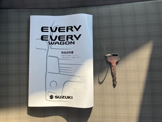 エブリイ ＰＡ　４ＷＤ車　両側スライドドア　エアコン　ＣＤデッキ　フルフラットシート　パワーステアリング　Ｗエアバック　ＡＢＳ（37枚目）