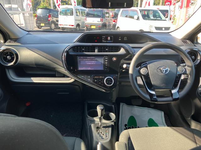 アクア Sスタイルブラック 衝突被害軽減ブレーキ バックカメラ ETC レーンキープアシスト ワンセグTV・ナビ Bluetooth接続 CD再生 プッシュスタート キーレス オートエアコン 電動格納ミラー Wエアバック ABS(21枚目)